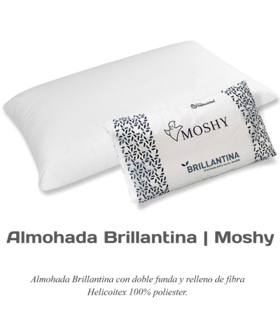 Almohada brillantina moshy