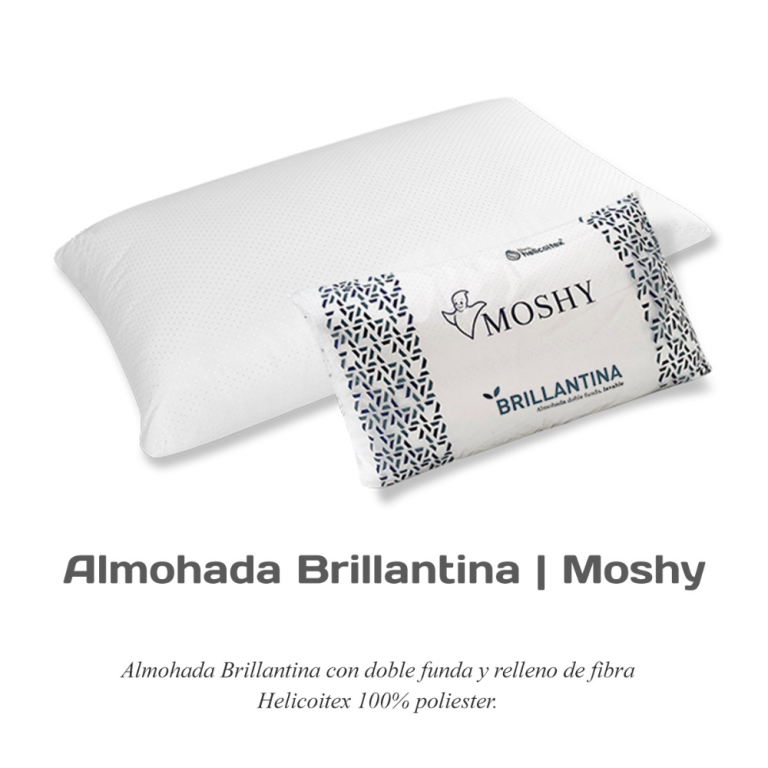 Almohada brillantina moshy