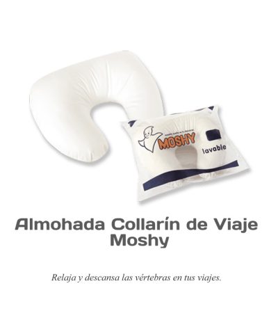Almohada collarin de viaje moshy