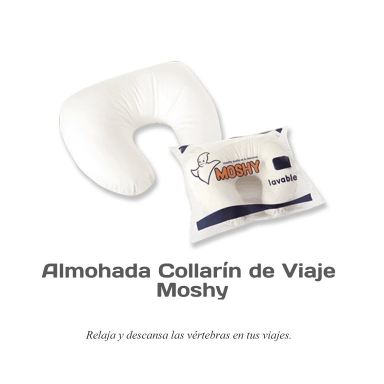 Almohada collarin de viaje moshy