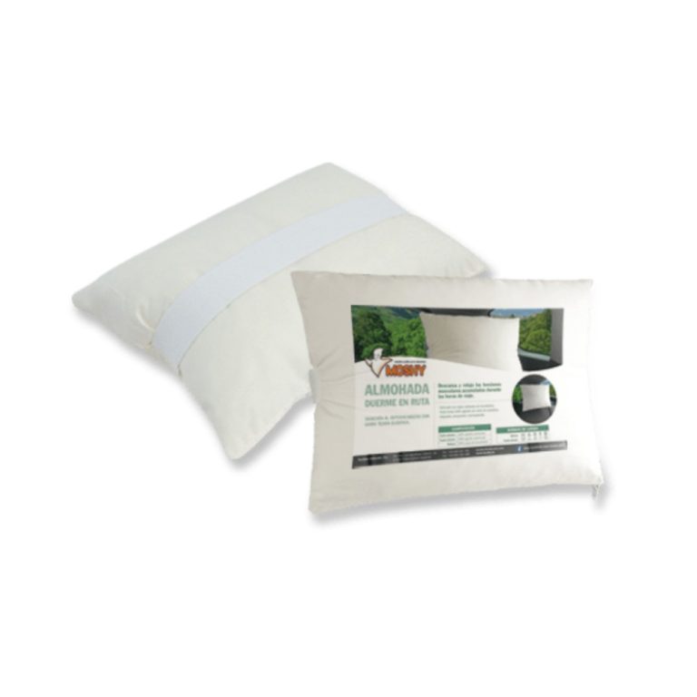 Almohada moshy duerme en ruta