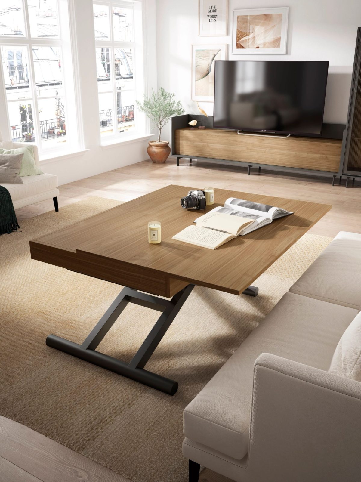 Mesa elÉctrica velvet torga 1