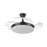 Ventilador tridente negro fabrilamp 05