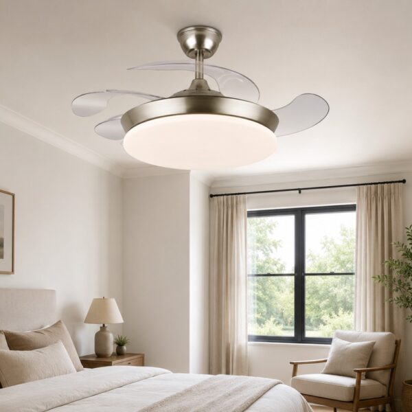 Ventilador tridente cuero fabrilamp 09